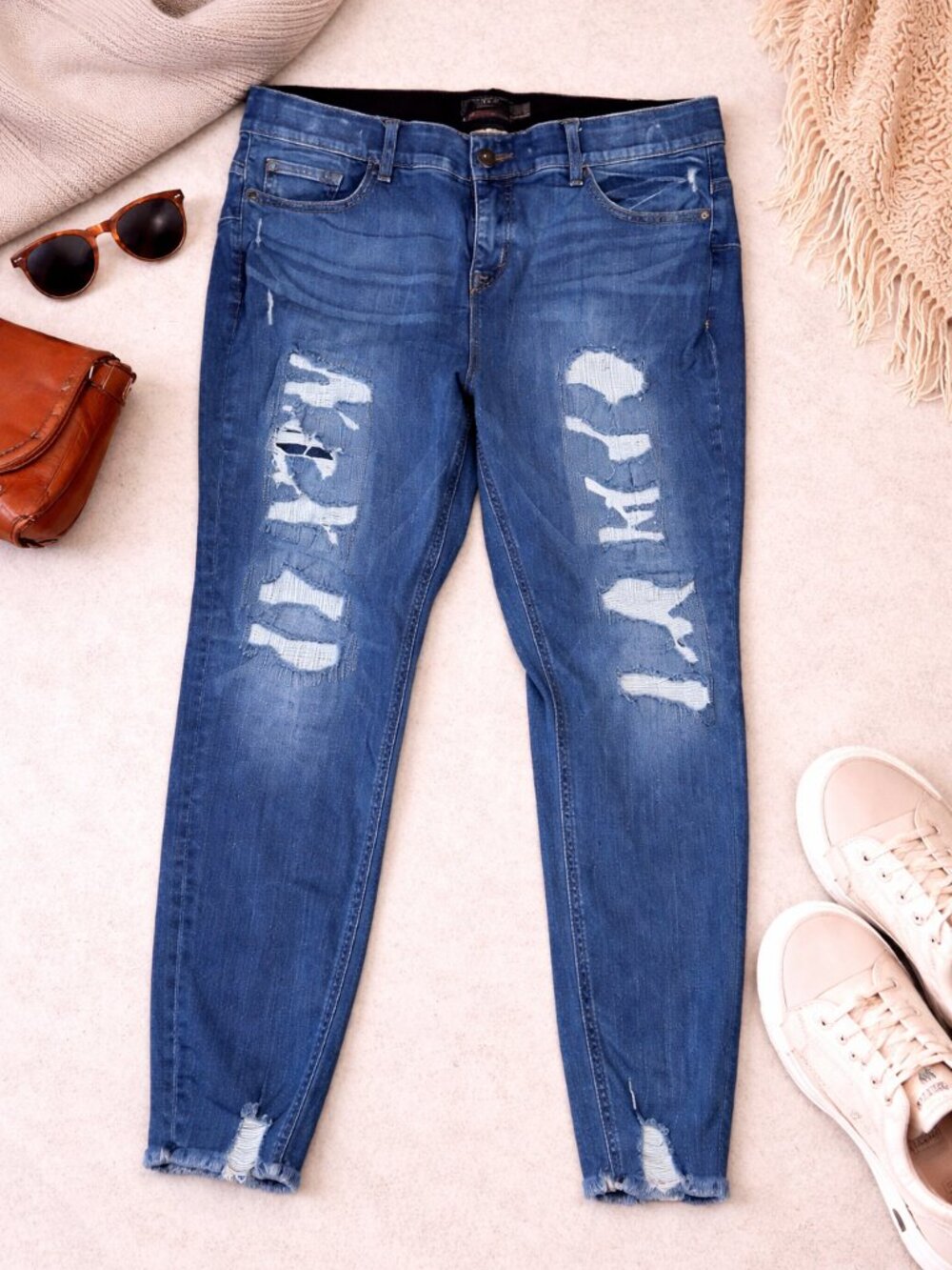 Torrid Bombshell Skinny Jeans 20R Plus Size Stretch High Rise